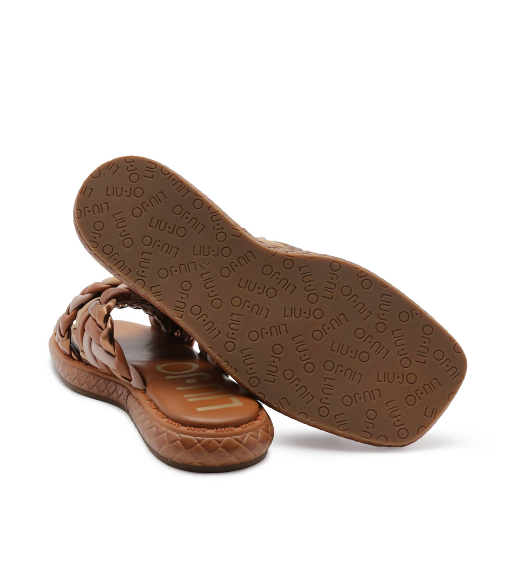 Шлепанцы Liu Jo - коричневый(SA3067 EX014)