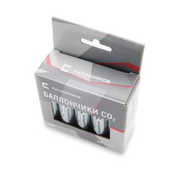 Баллончик CO2 "Калашников", 12 г, 10 штук в упаковке