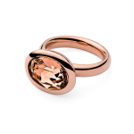 Кольцо Qudo Tivola Light Peach 17.2 мм 631624/17.2 BR/RG