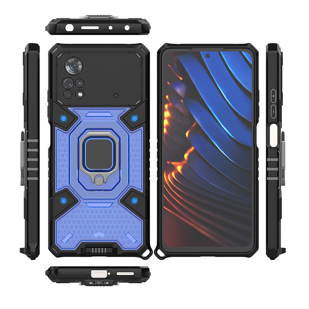 Противоударный чехол с Innovation Case с защитой камеры для Xiaomi Poco X4 Pro 5G