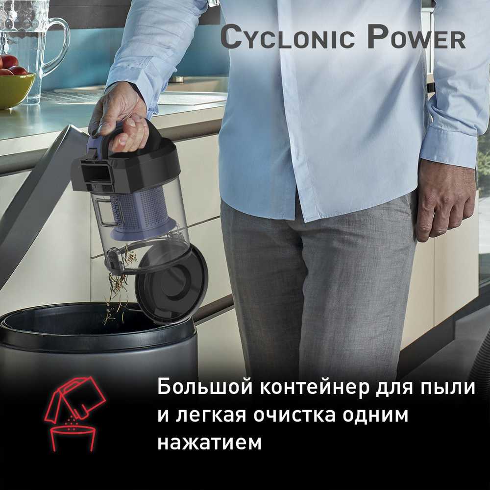 Пылесос с контейнером Tefal Cyclonic Power TW1931RH