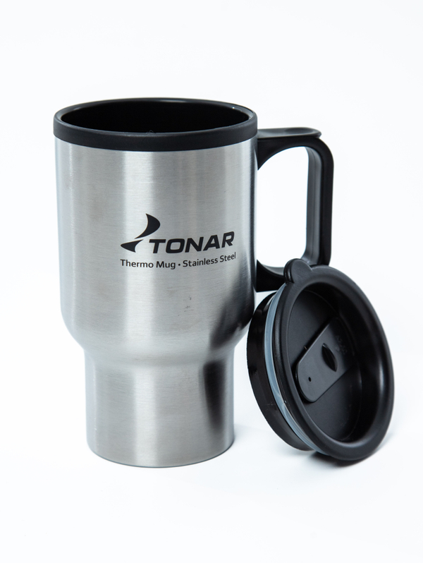 Термокружка 450ML с пл. крышкой (T.TK-001K-450) Тонар