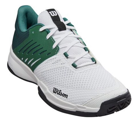 Мужские кроссовки теннисные Wilson Kaos Devo 2.0 - white/evergreen