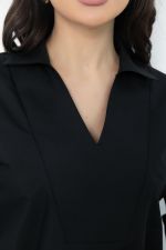 Блуза Легкость движения (черная) Б12831-30М LT Collection