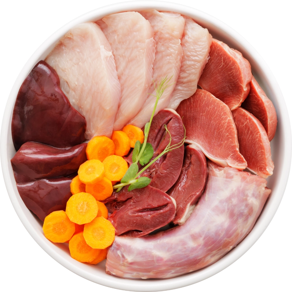 Натуральный рацион для собак "Индейка"