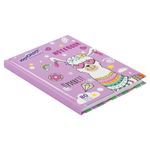 Блокнот МАЛЫЙ ФОРМАТ (110х147 мм) А6, 80 л., твердый, клетка, ЮНЛАНДИЯ, "Лама", 111619