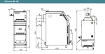 Твердотопливный котел Zota "Тополь-М" 42 кВт