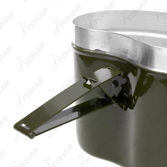 Набор посуды Helios армейский котелок+фляжка (1000мл/900мл) HS-NP 020031-00