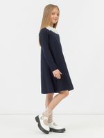 Платье для девочки в школу AT1082 синий