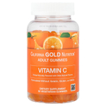 California Gold Nutrition, жевательный витамин C с витамином A из 100% бета-каротина, 90 вегетарианских жевательных таблеток
