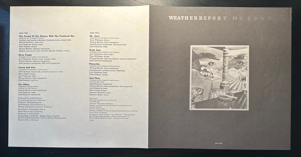 Weather Report - Mr. Gone (Япония 1978г.)