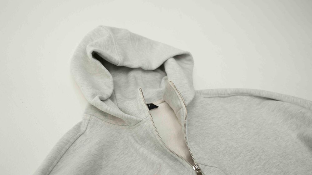 Худи Parfet Zip White Gray LPS светло-серый