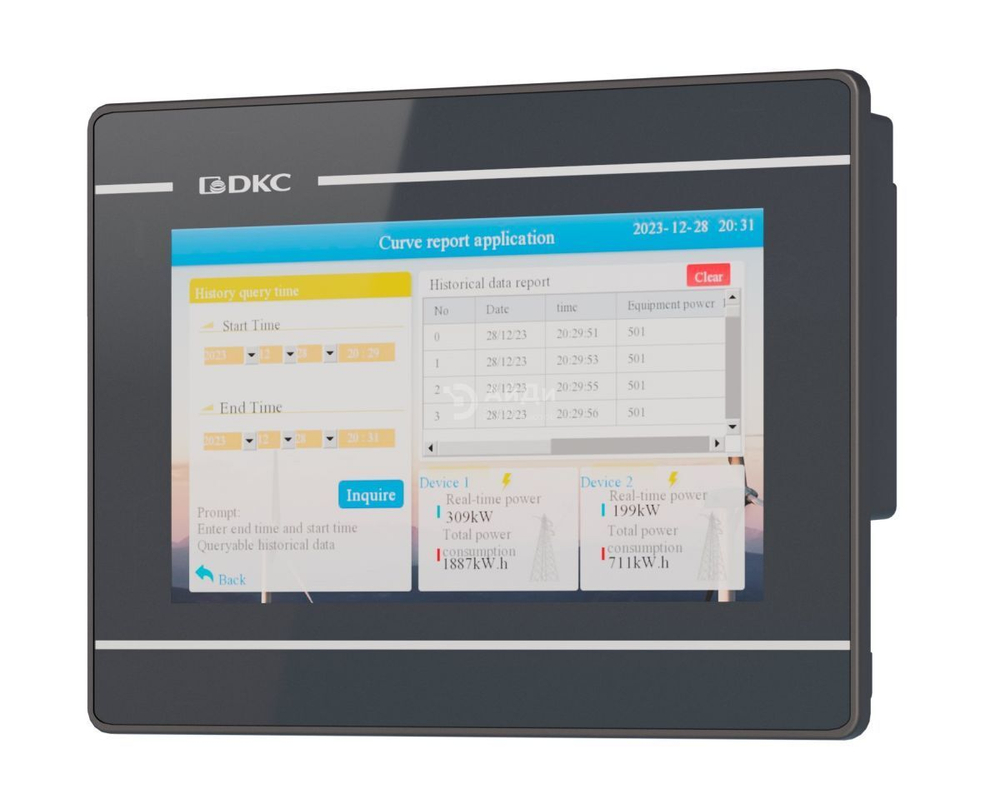 Промышленная операторская панель DKC H1000-T070E