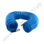 FUBAG Шланг спиральный с фитингами рапид, полиуретан, 15бар, 6x10мм, 20м