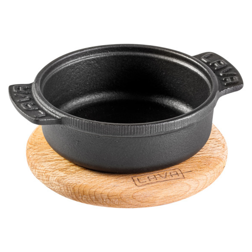 Блюдо порционное на подставке LAVA 11см