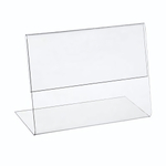 Ценникодержатель горизонтальный, прозрачный 4 см