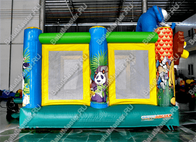 Коммерческий надувной батут "Зверинец" 4,5*4,5*3 м