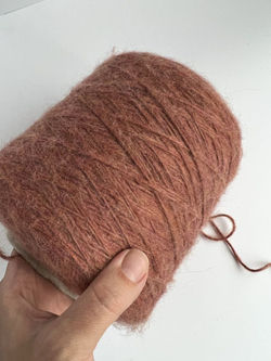 Пряжа для вязания альпака теплая пушистая