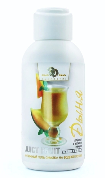 Интимный гель на водной основе JUICY FRUIT с ароматом дыни - 100 мл.