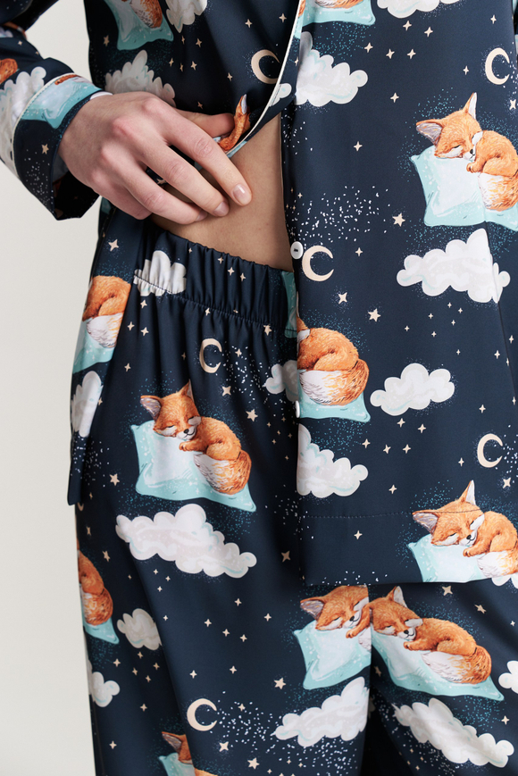 Костюм двойка спящие лисы - S размер