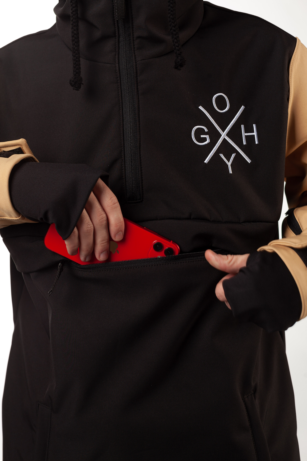 Анорак Goodhoody Windsander (черный,песочный)