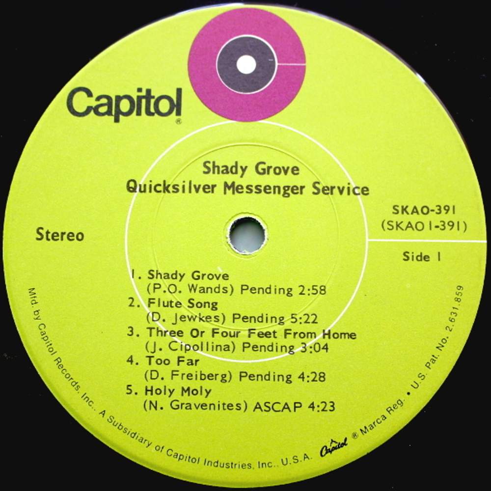 Quicksilver Messenger Service / Shady Grove (LP)