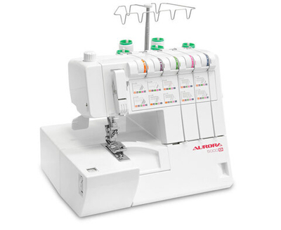 Коверлок Aurora 5000D / 5-ти ниточный / цепной стежок
