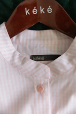 Розовое шёлковое платье-рубашка