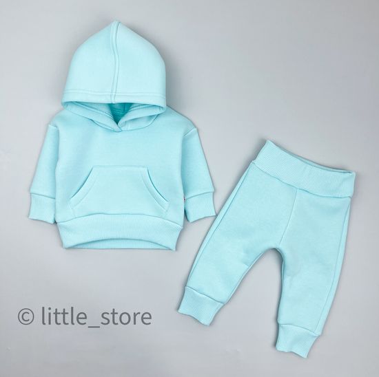 Комплект из футера с начесом "Simple" Ментол