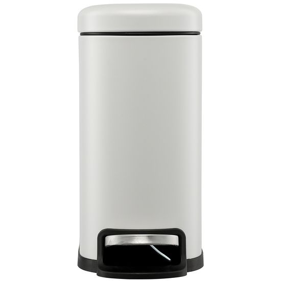 Ведро мусорное с педалью, светло-серое, 5 л