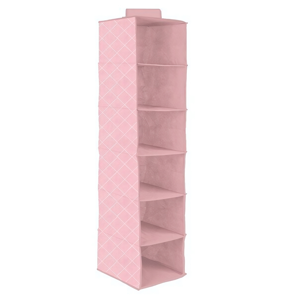 Кофр подвесной "Зефир" 6 секций, Д1200 Ш300 В300, розовый