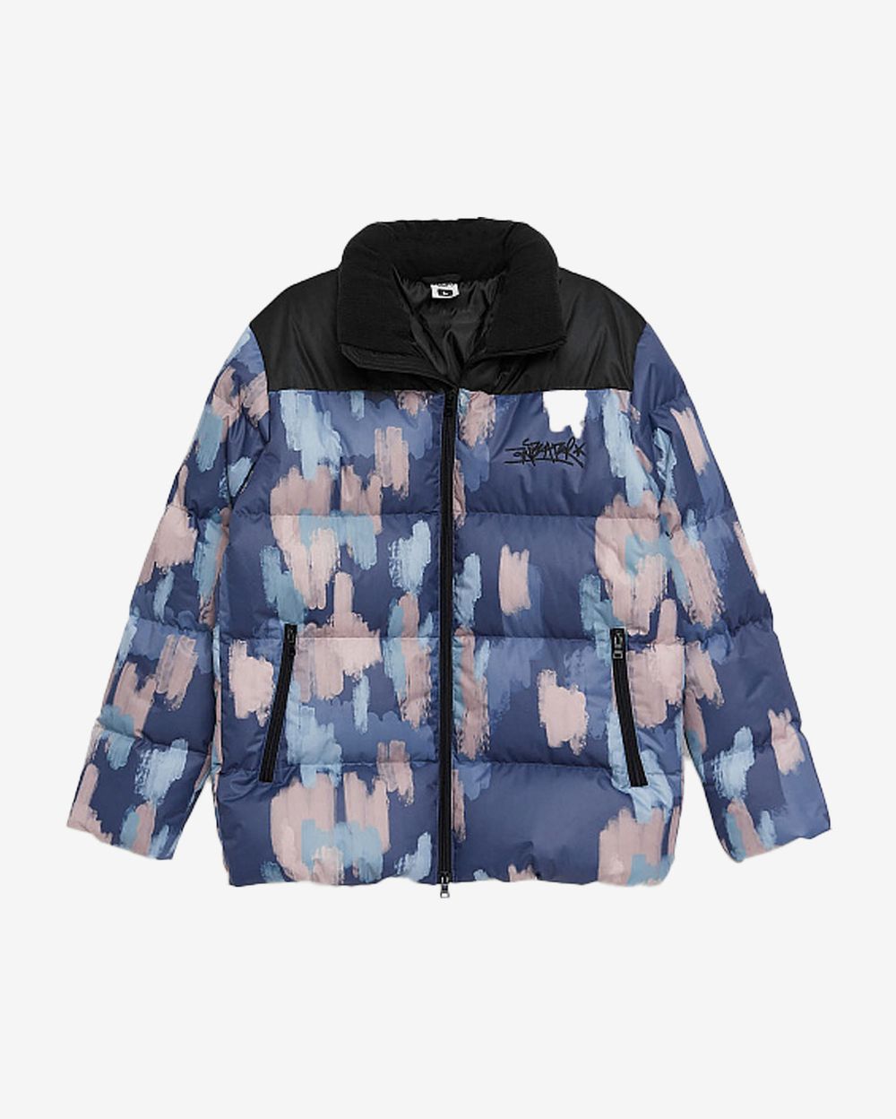 Пуховик Anteater AW24 Downjacket Print navy