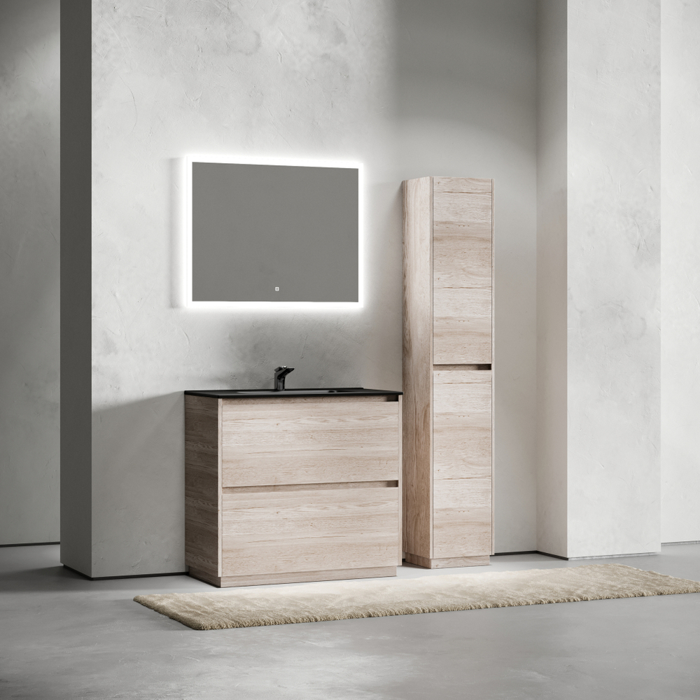 Тумба с раковиной Sancos Libra Floor 90 см LB90FEG дуб галифакс натуральный