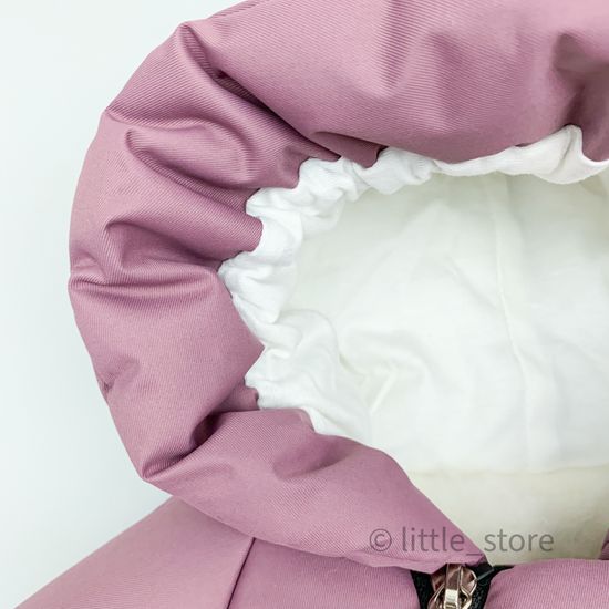 Конверт-комбинезон зимний "Галактика" лиловый