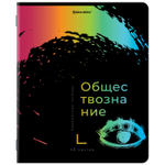 Тетради предметные комплект 12 ПРЕДМЕТОВ 48 л. матовая ламинация лак BRAUBERG "BRIGHT COLOURS" (2 штуки в упаковке)