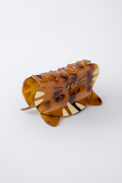 ZARA ЗАКОЛКА «КОТЕНОК», ЧЕРЕПАХОВЫЙ