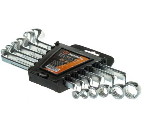 НАБОР НАКИДНЫХ КЛЮЧЕЙ 6 ШТ 6-17 ВИХРЬ