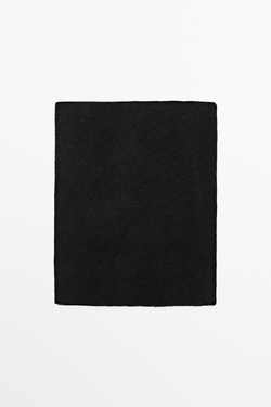 Massimo Dutti Шарф из 100% кашемира, черный