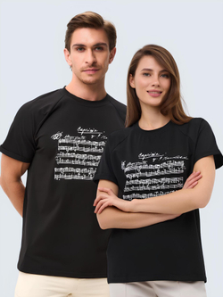 Футболка "Ноты Чайковского"