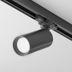 Трековый светильник для трехфазного шинопровода Maytoni Trinity Focus TR028-3-GU10-B
