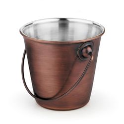 Емкость Ведро для подачи и сервировки 950 мл d 13 см h11,5 см   нерж. цвет медь P.L.
