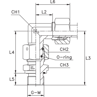 Штуцер FNE90 DS16 BSP 1/2 (корпус)