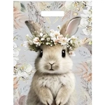 Пакет ПЭ с вырубной ручкой 31см Летний зайка Ламинированный Тико (х50 (комплект 50 шт)