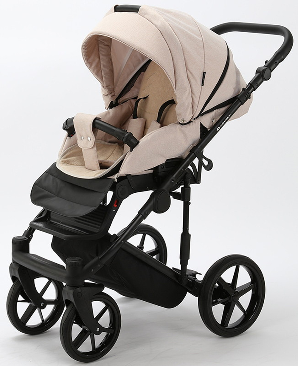 Детская коляска Adamex Zico 2 в 1 Z-TK20 СВ.БЕЖ.ТК
