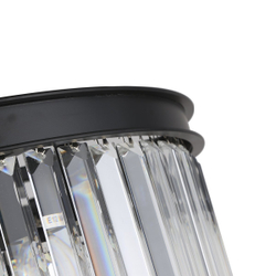 Люстра Odeon 6 black/clear