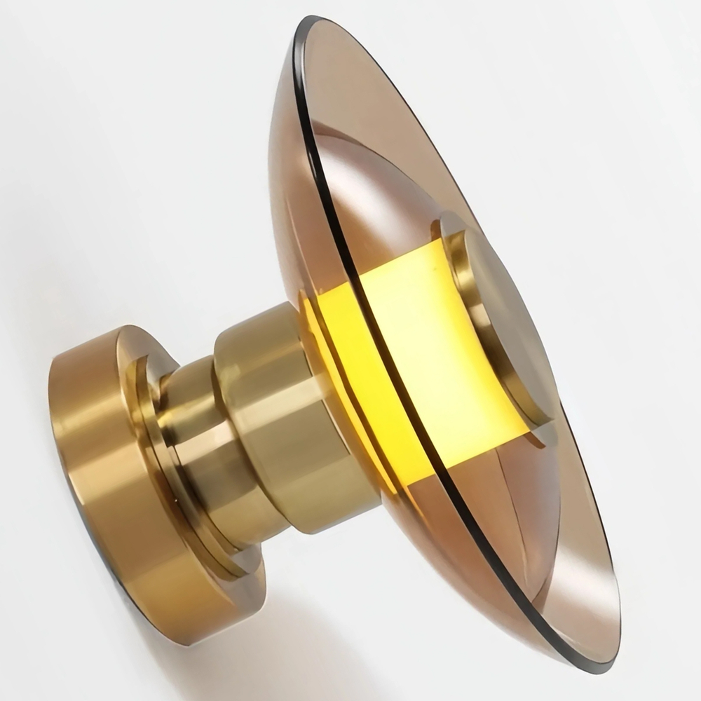 Настенный/Потолочный светильник 8665W/S gold/amber