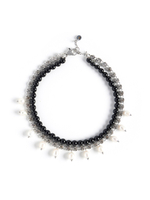 Колье "Rich Black" Silver