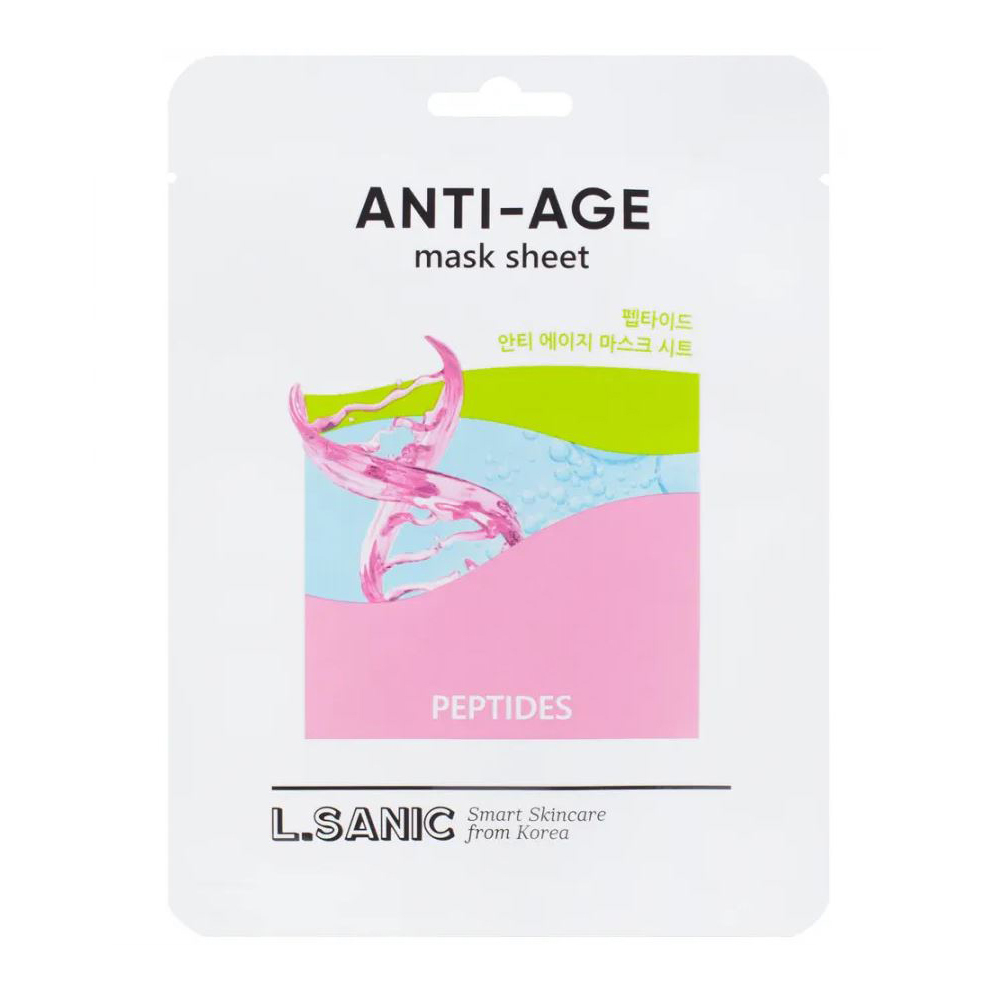 [L.Sanic] Peptides Anti-Age Mask Sheet - Антивозрастная тканевая маска с пептидами, 25 мл