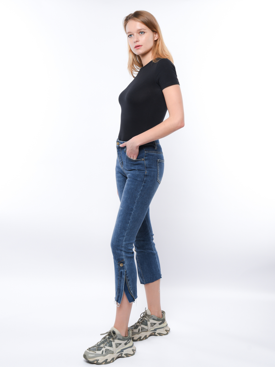 Брюки женские джинсовые