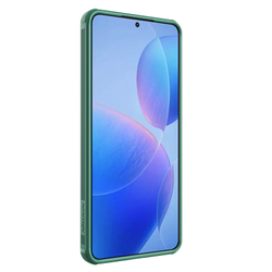Чехол зеленого цвета (Dark Green) с защитной шторкой для камеры от Nillkin на Xiaomi Redmi K70 Ultra, серия CamShield Pro Case